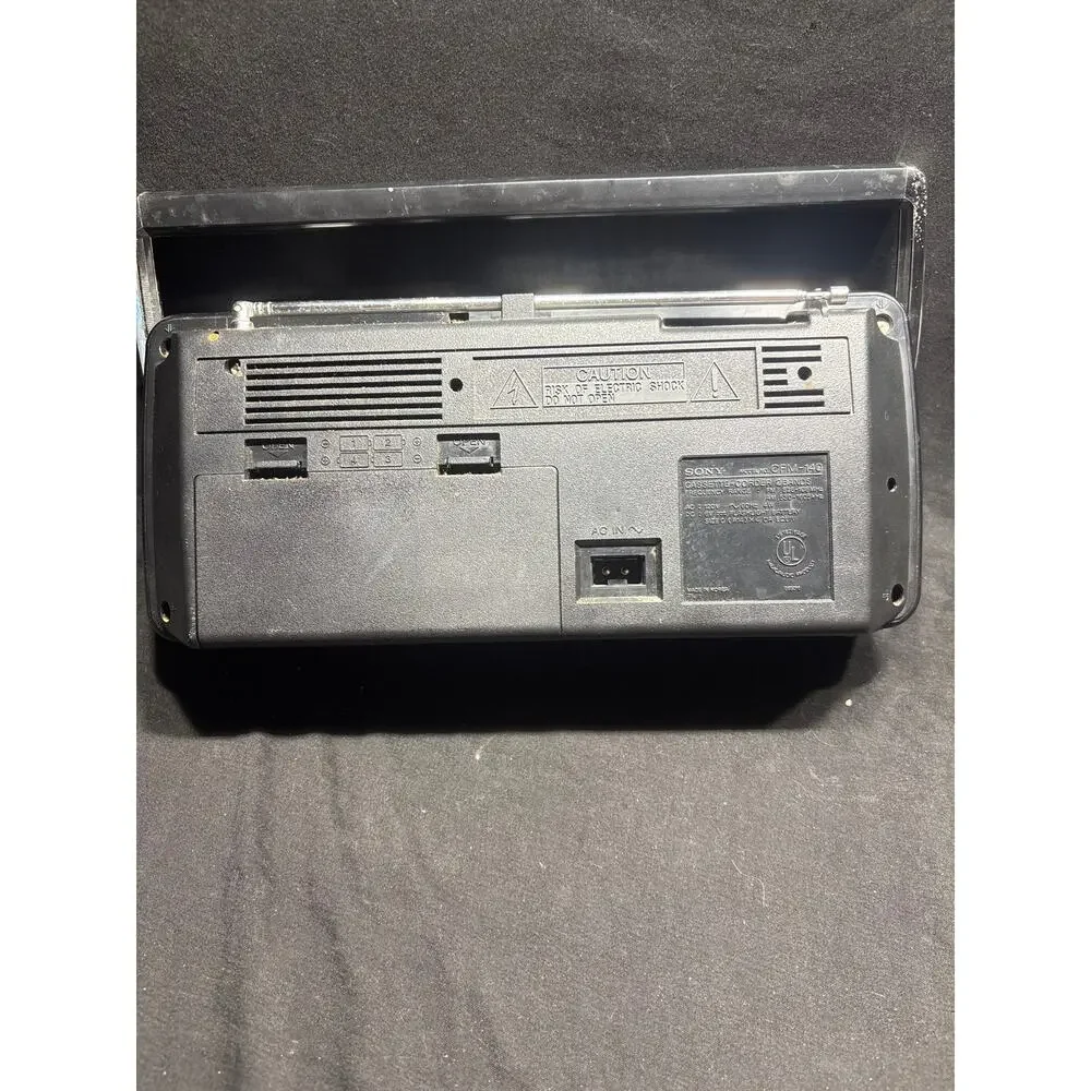Vintage Sony Radio Portable Cassette Player Recorder - Radio Works Tape As-Is